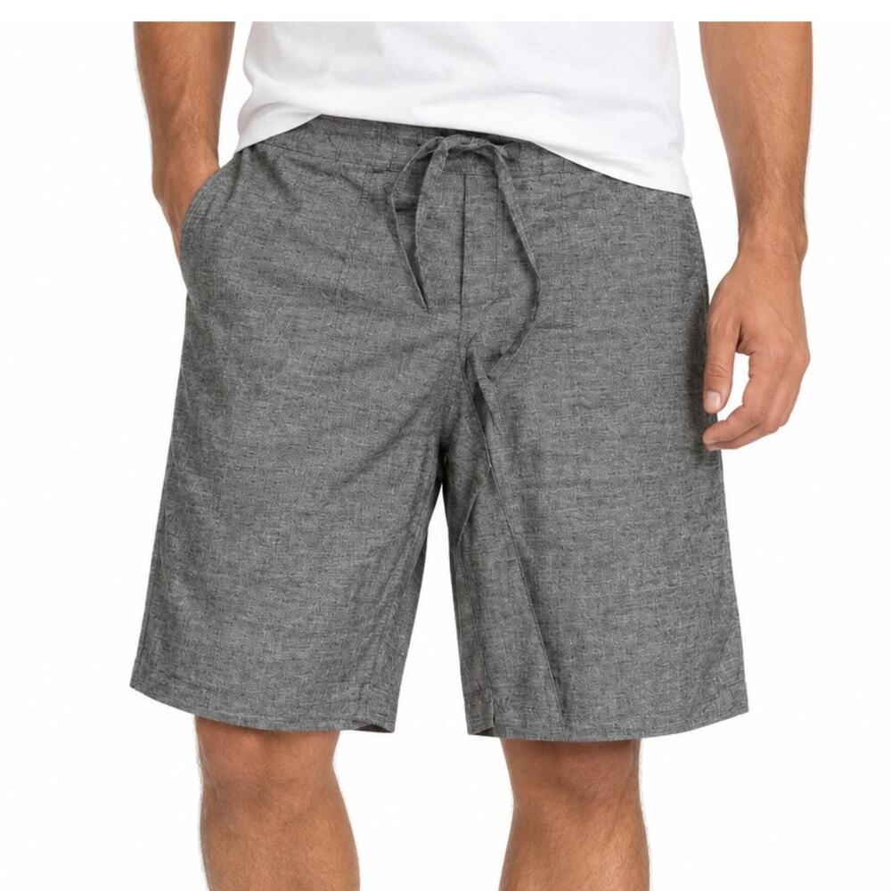 Prana Breathe Hemp Blend Shorts Men’s XL Gray